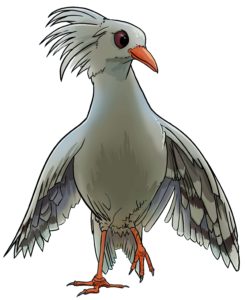 Kagu freigestellt